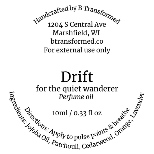 Drift - Handcrafted Perfume Oil (10ml)